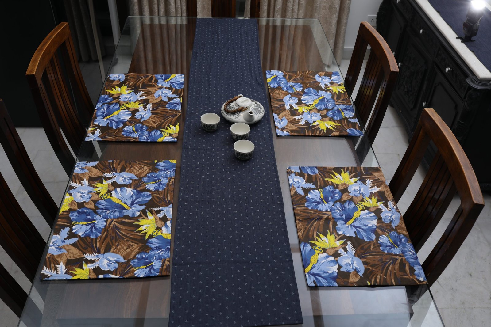 CBAS5442-BLUE HIBISCUS