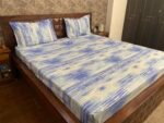 waves blue double bedsheet product image