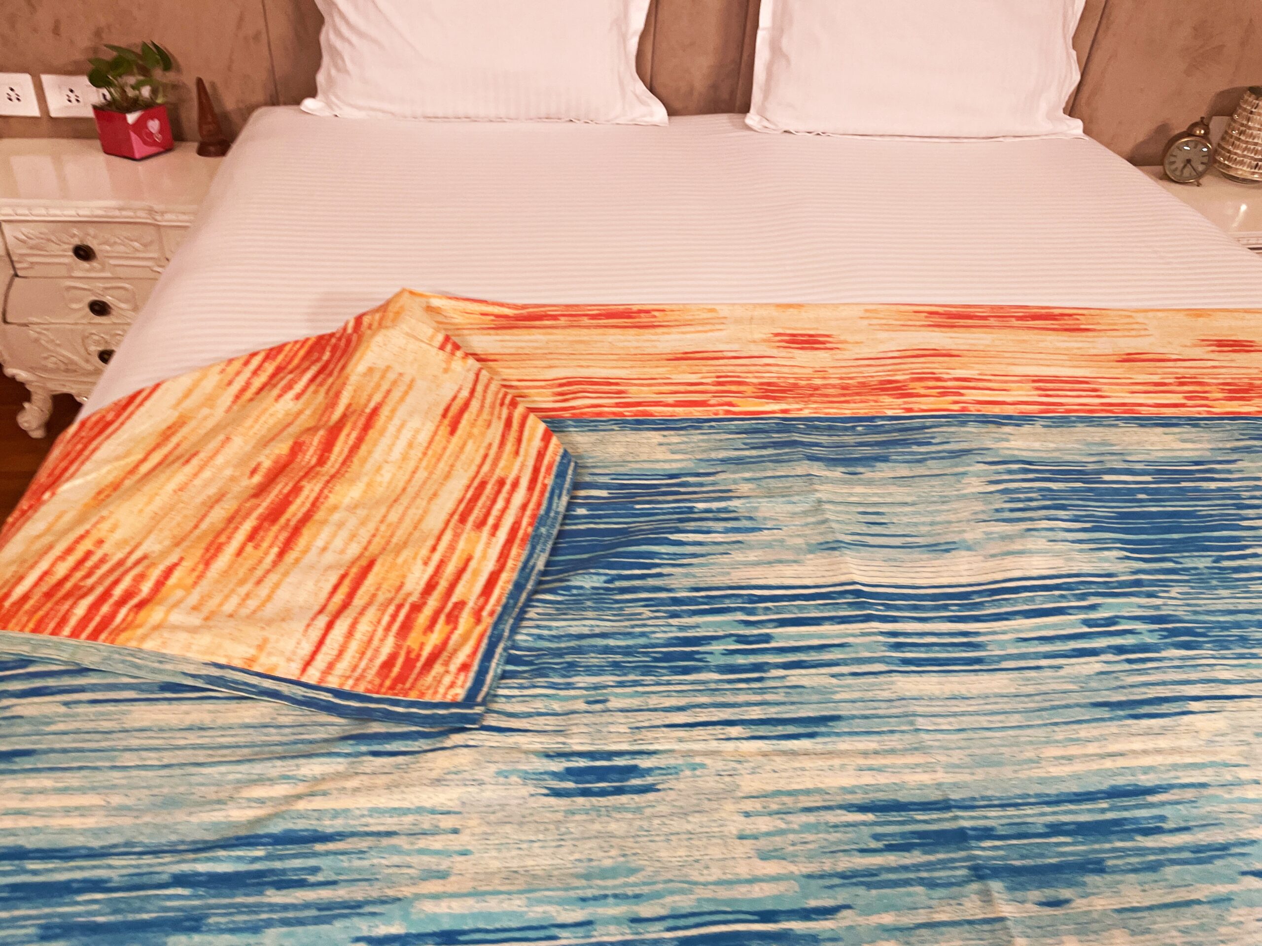 waves reversible dohar aqua_orange close up