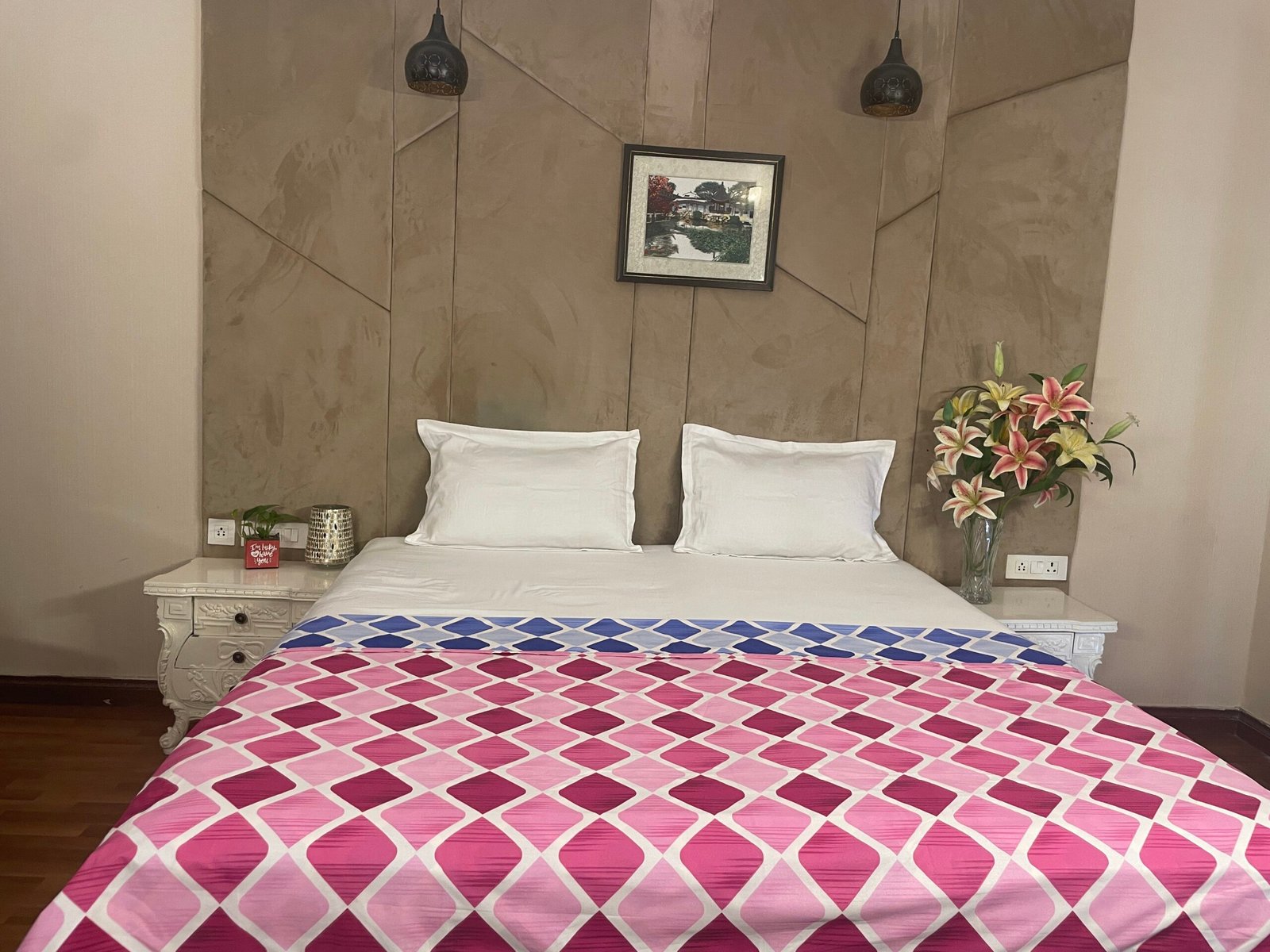 zircon reversible dohar pink_blue front angle