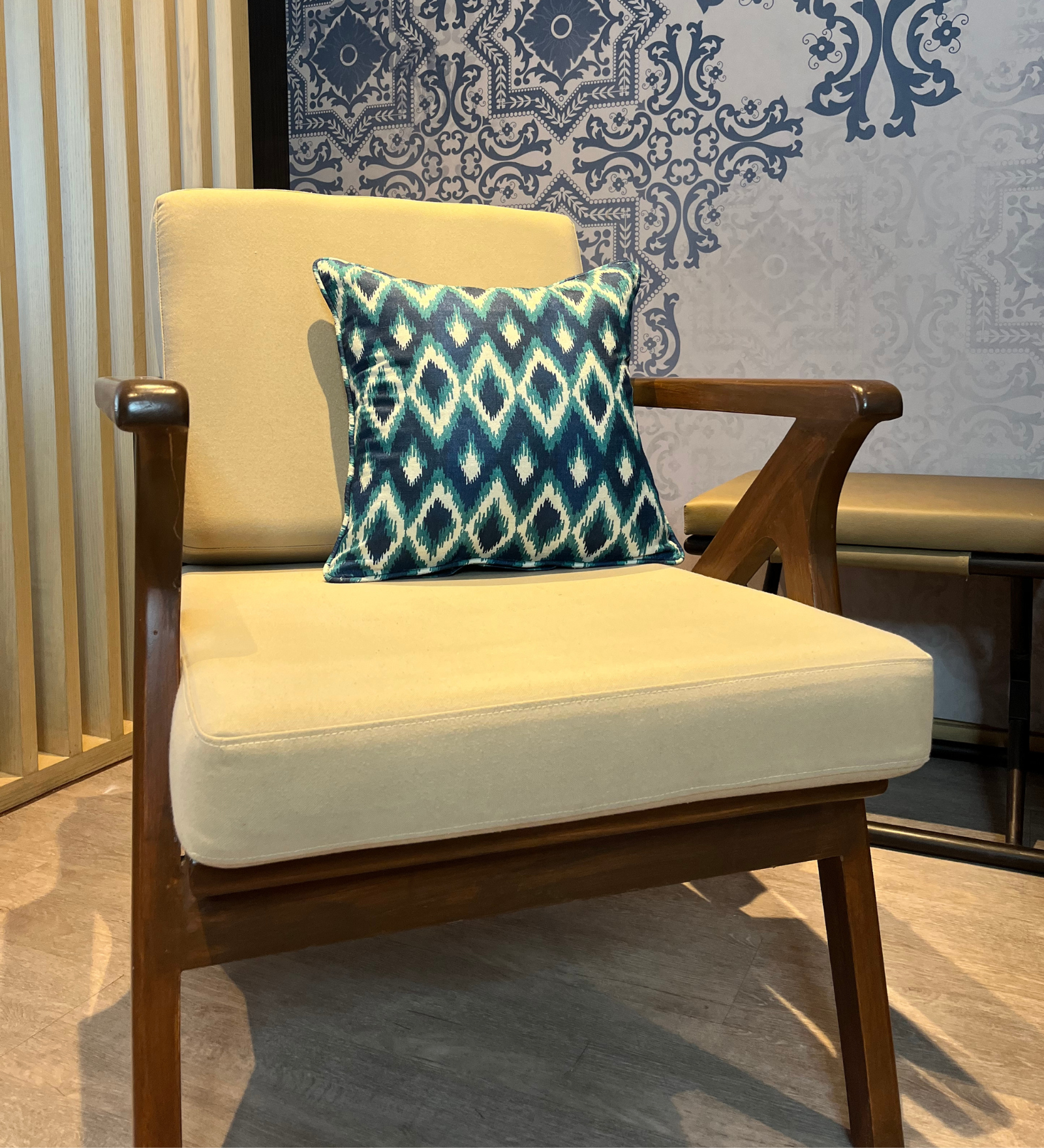 Kasuri cushion covers LIFESTYLE IMAGE 1